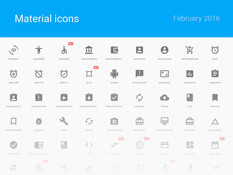 Download Material Design Icons